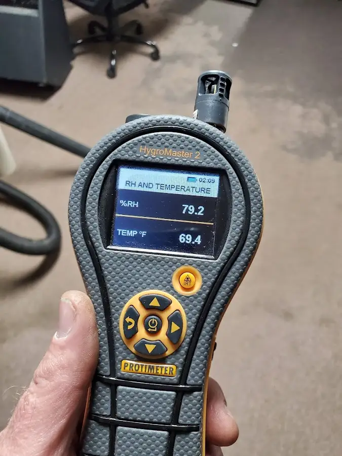 Moisture meter humidity assessment for Fire & Smoke Damage Restoration in Southfield